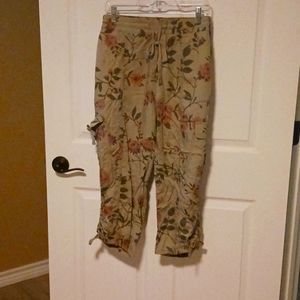 Lane Bryant Floral Cargo Pants